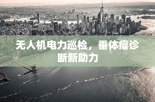 无人机电力巡检，垂体瘤诊断新助力
