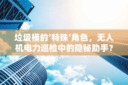 垃圾桶的‘特殊’角色，无人机电力巡检中的隐秘助手？