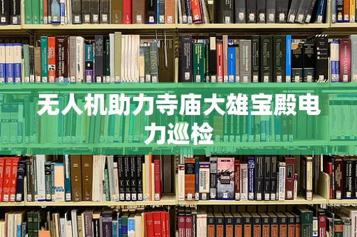 无人机助力寺庙大雄宝殿电力巡检