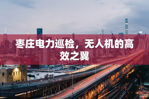 枣庄电力巡检，无人机的高效之翼