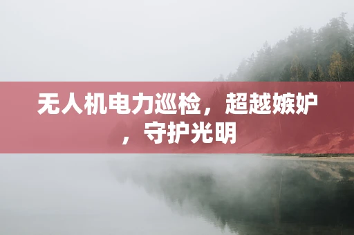 无人机电力巡检，超越嫉妒，守护光明