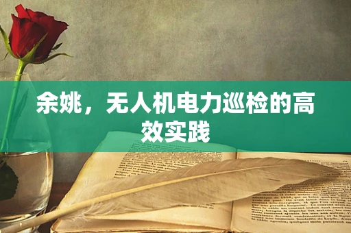 余姚，无人机电力巡检的高效实践