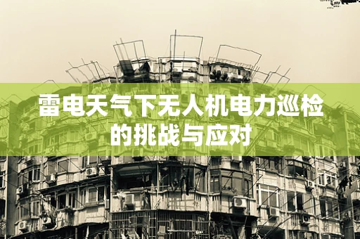 雷电天气下无人机电力巡检的挑战与应对
