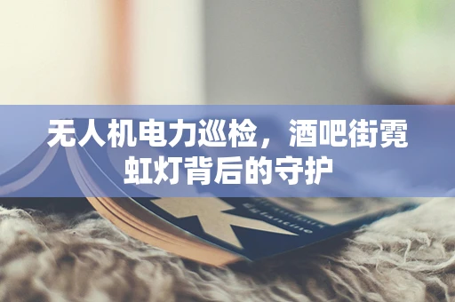 无人机电力巡检，酒吧街霓虹灯背后的守护