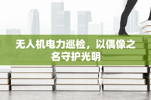 无人机电力巡检，以偶像之名守护光明