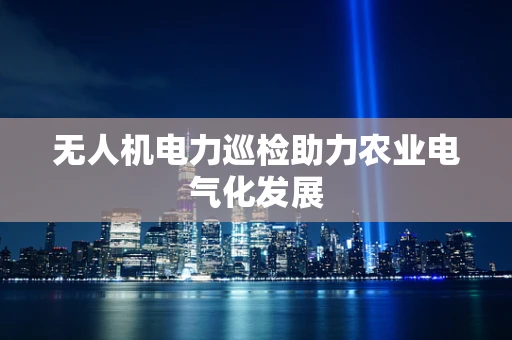 无人机电力巡检助力农业电气化发展