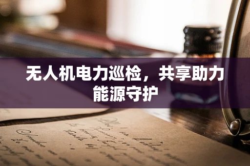 无人机电力巡检，共享助力能源守护
