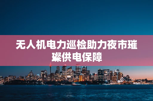 无人机电力巡检助力夜市璀璨供电保障