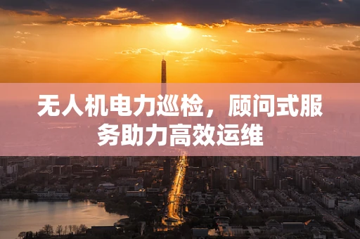 无人机电力巡检，顾问式服务助力高效运维