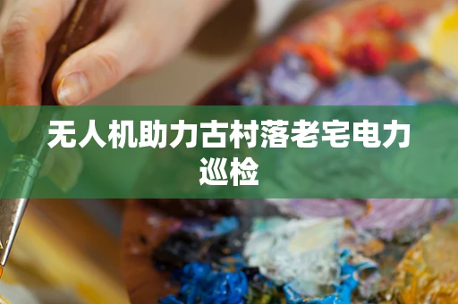 无人机助力古村落老宅电力巡检