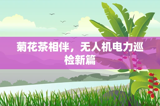 菊花茶相伴，无人机电力巡检新篇
