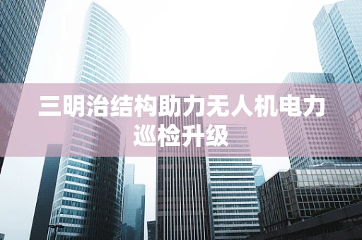 三明治结构助力无人机电力巡检升级