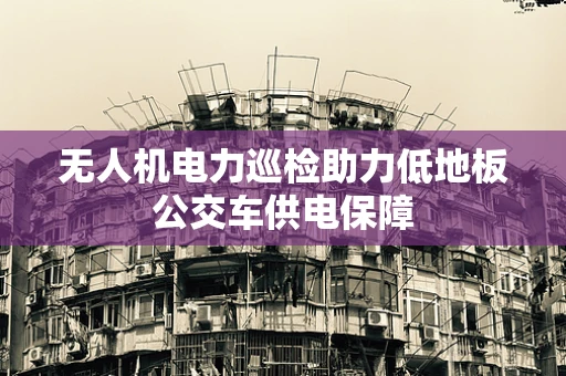 无人机电力巡检助力低地板公交车供电保障