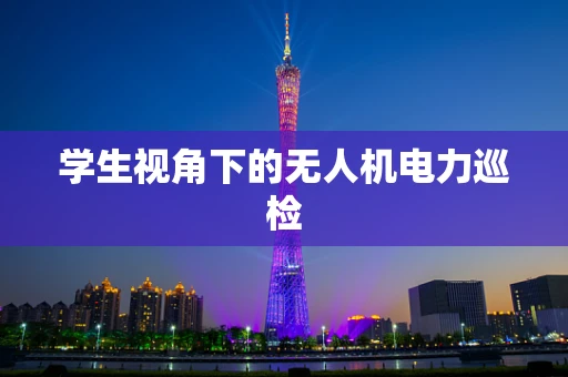 学生视角下的无人机电力巡检