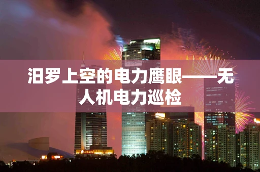 汨罗上空的电力鹰眼——无人机电力巡检