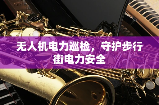 无人机电力巡检，守护步行街电力安全