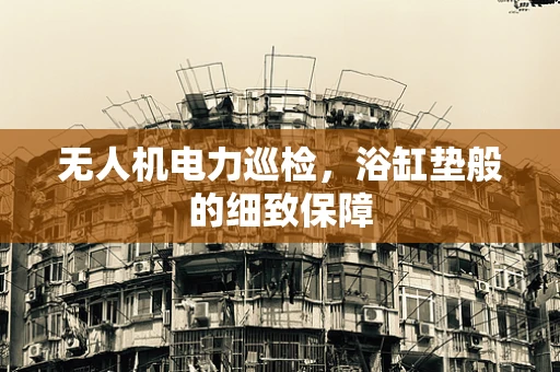 无人机电力巡检，浴缸垫般的细致保障