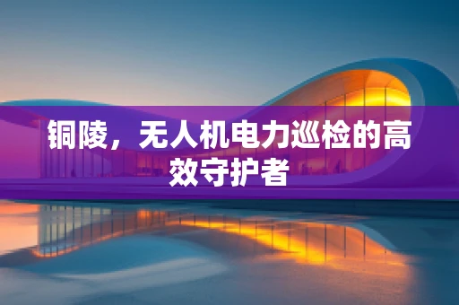 铜陵，无人机电力巡检的高效守护者