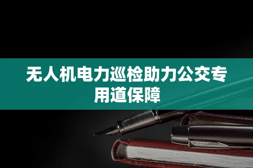无人机电力巡检助力公交专用道保障
