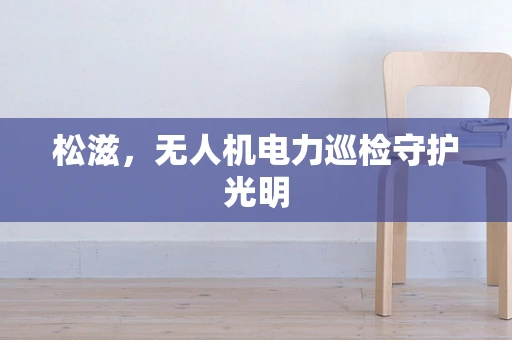 松滋，无人机电力巡检守护光明