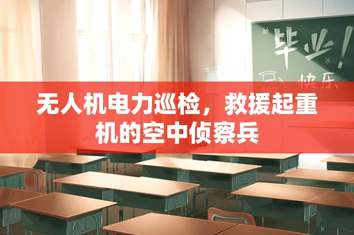 无人机电力巡检，救援起重机的空中侦察兵