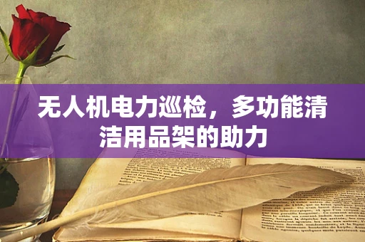 无人机电力巡检，多功能清洁用品架的助力