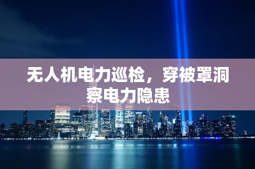 无人机电力巡检，穿被罩洞察电力隐患