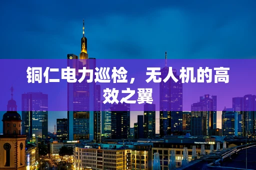 铜仁电力巡检，无人机的高效之翼