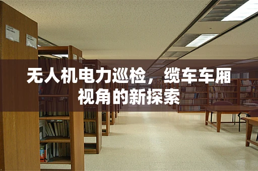 无人机电力巡检，缆车车厢视角的新探索