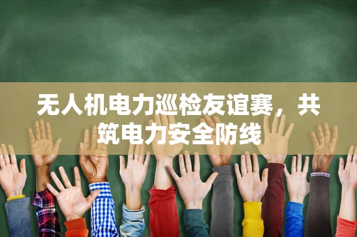 无人机电力巡检友谊赛，共筑电力安全防线