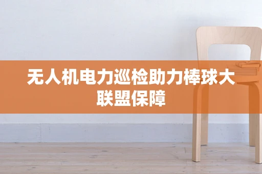 无人机电力巡检助力棒球大联盟保障