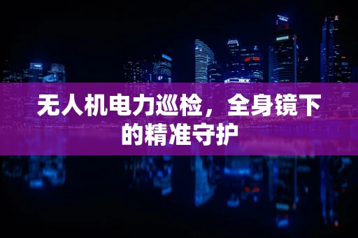无人机电力巡检，全身镜下的精准守护