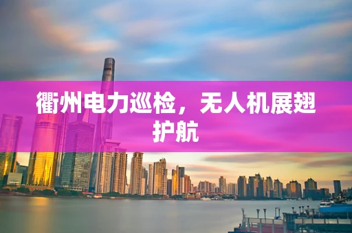 衢州电力巡检，无人机展翅护航