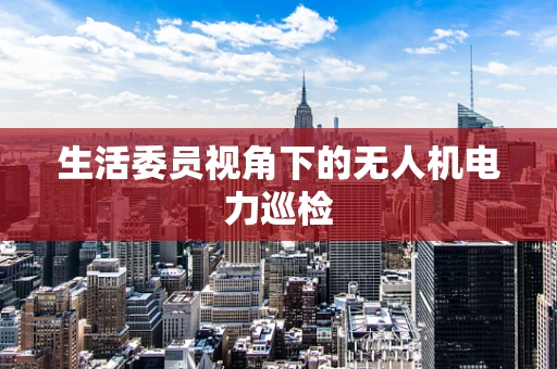 生活委员视角下的无人机电力巡检