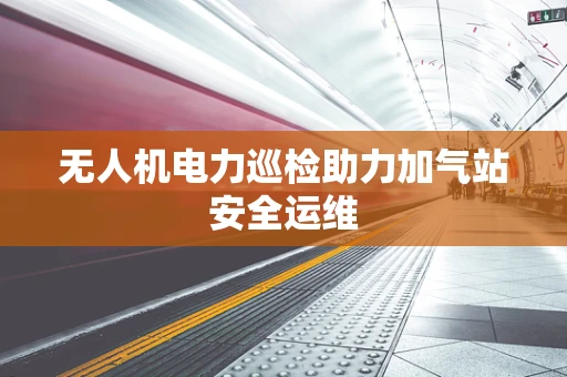 无人机电力巡检助力加气站安全运维