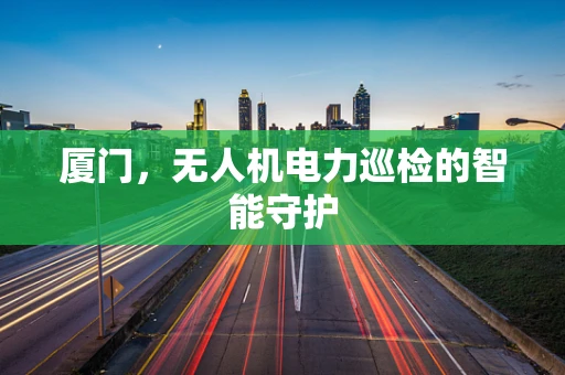 厦门，无人机电力巡检的智能守护
