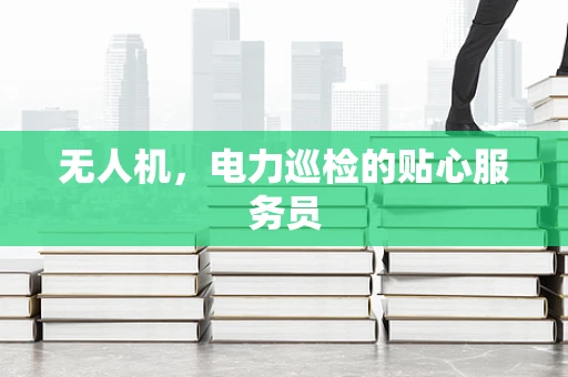 无人机，电力巡检的贴心服务员