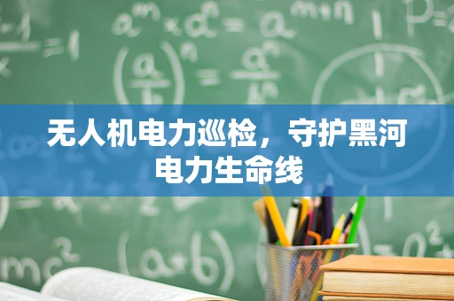 无人机电力巡检，守护黑河电力生命线
