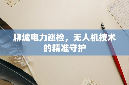 聊城电力巡检，无人机技术的精准守护