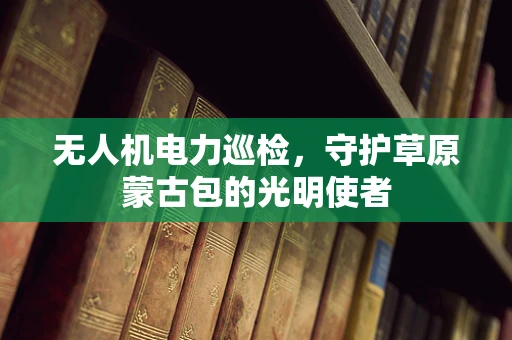 无人机电力巡检，守护草原蒙古包的光明使者