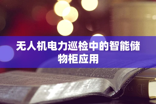 无人机电力巡检中的智能储物柜应用