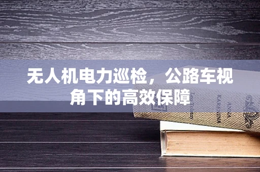 无人机电力巡检，公路车视角下的高效保障