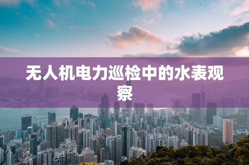 无人机电力巡检中的水表观察