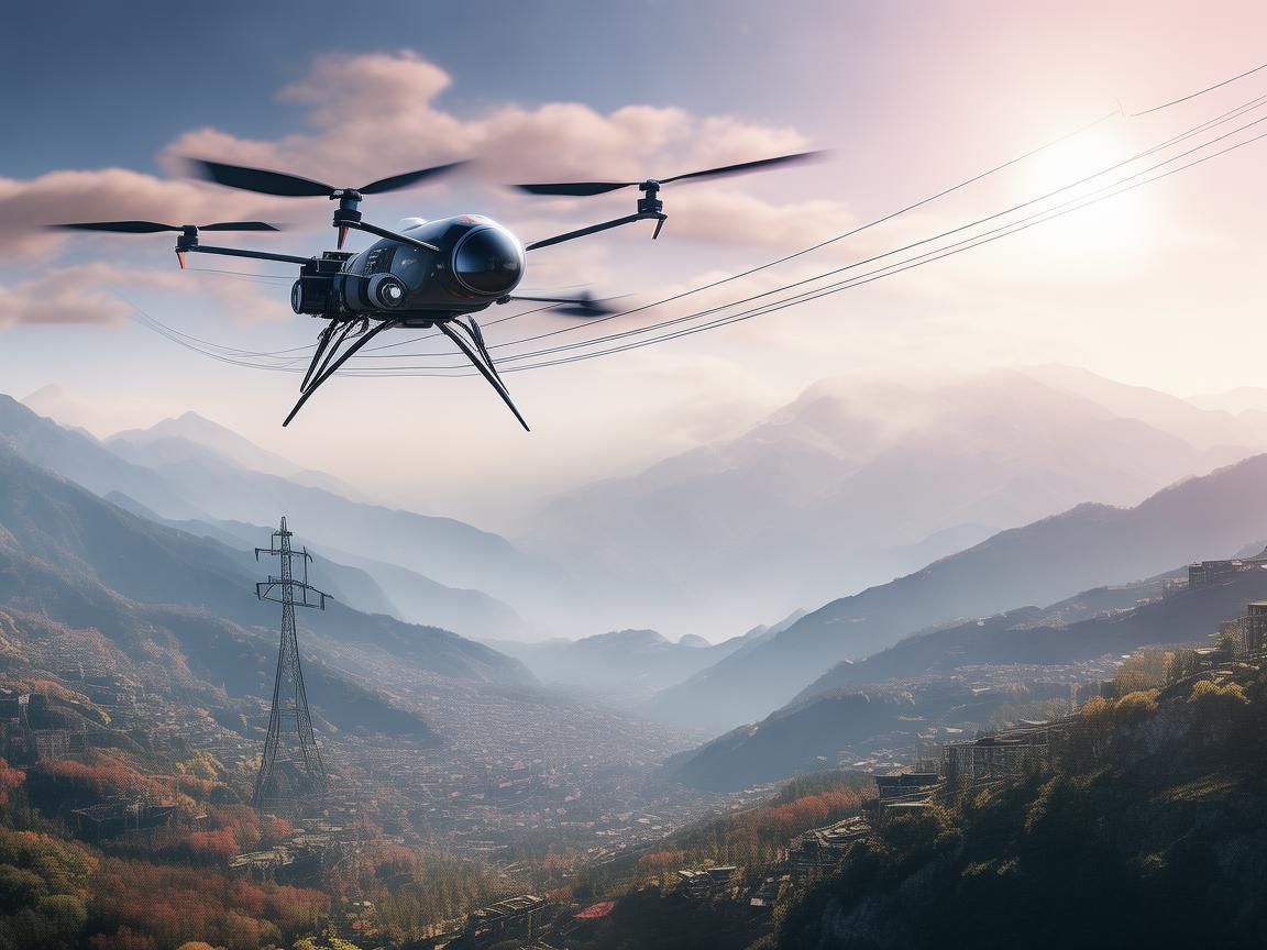 丽江电力巡检，无人机的空中守护