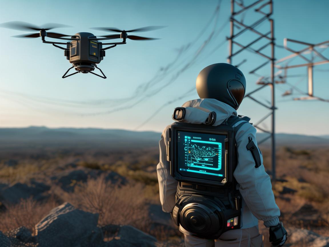 无人机电力巡检，智能外套助力精准运维