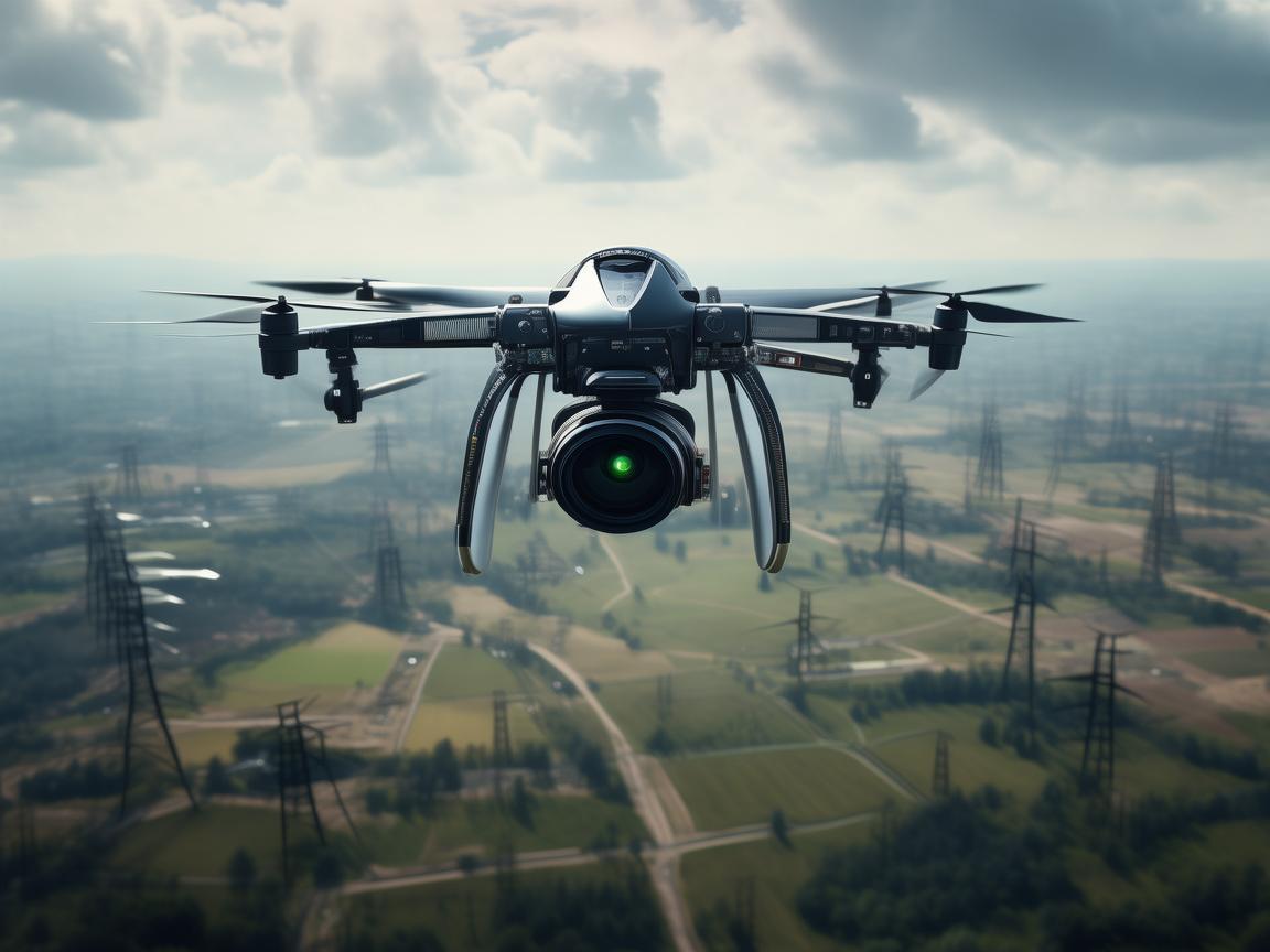 无人机电力巡检，精准洞察电力脉络