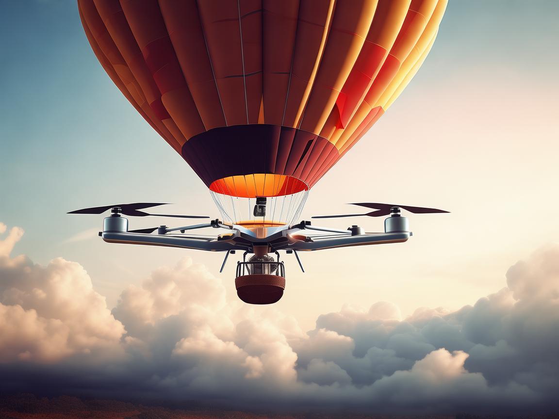 热气球与无人机电力巡检的奇妙融合