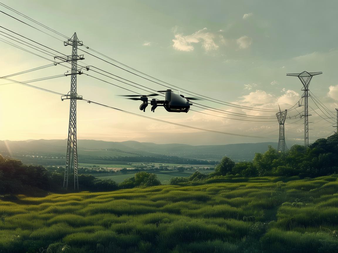 无人机电力巡检，电力线上的艺术舞者