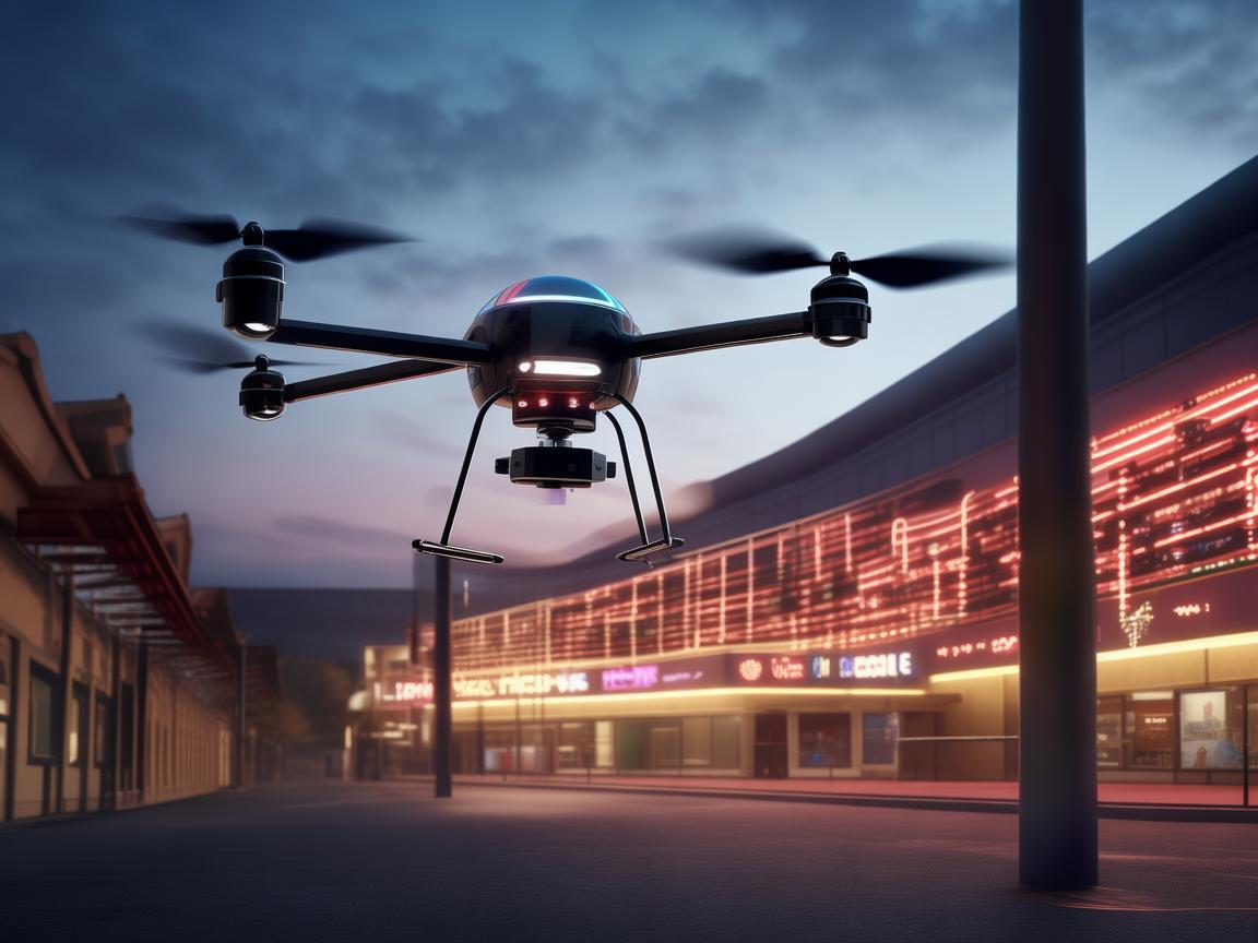 无人机电力巡检助力电影院线稳定供电