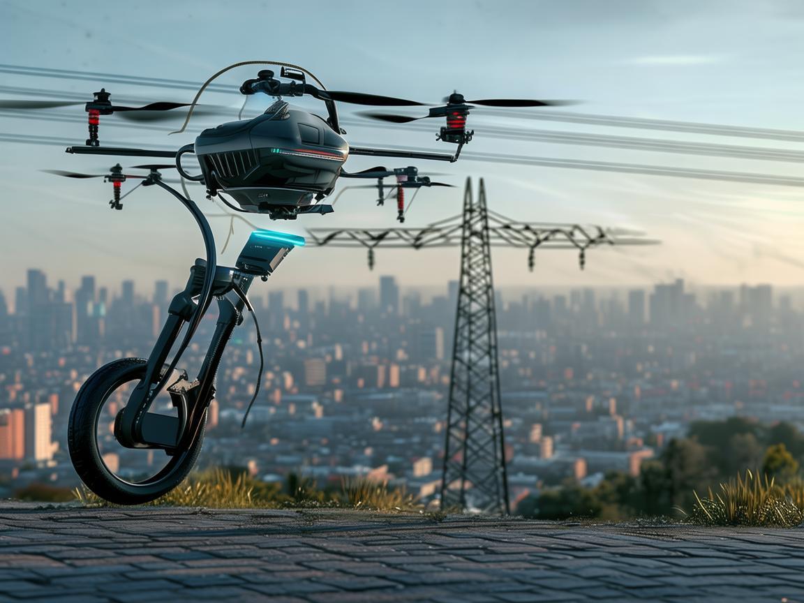 独轮电动车助力无人机电力巡检新变革